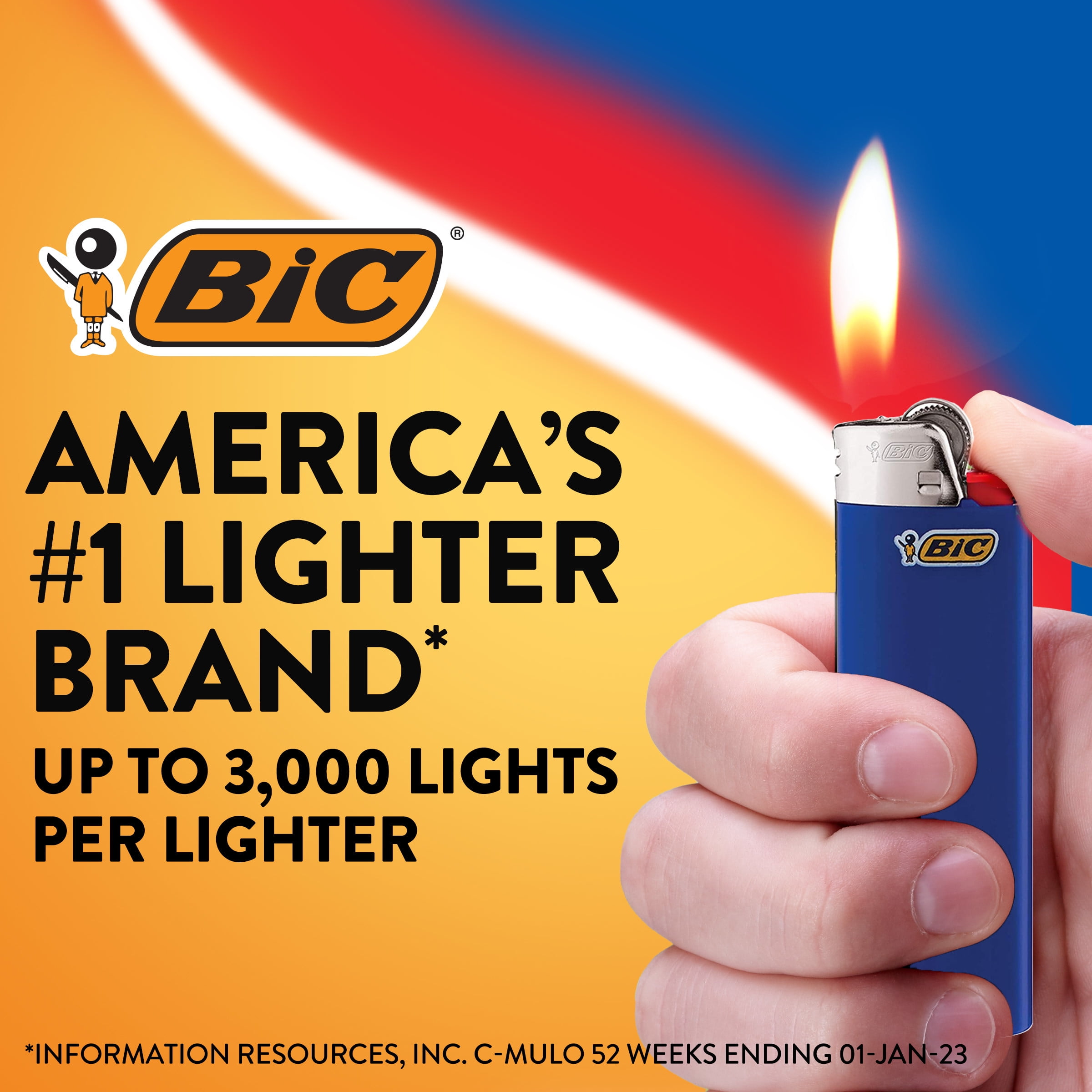 BIC Classic Lighter Assorted Colors 5-Pack