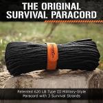 Titan SurvivorCord: 620 LB Military Paracord Essentials