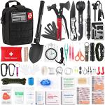 248-Piece Survival First Aid Kit with MOLLE Pouch