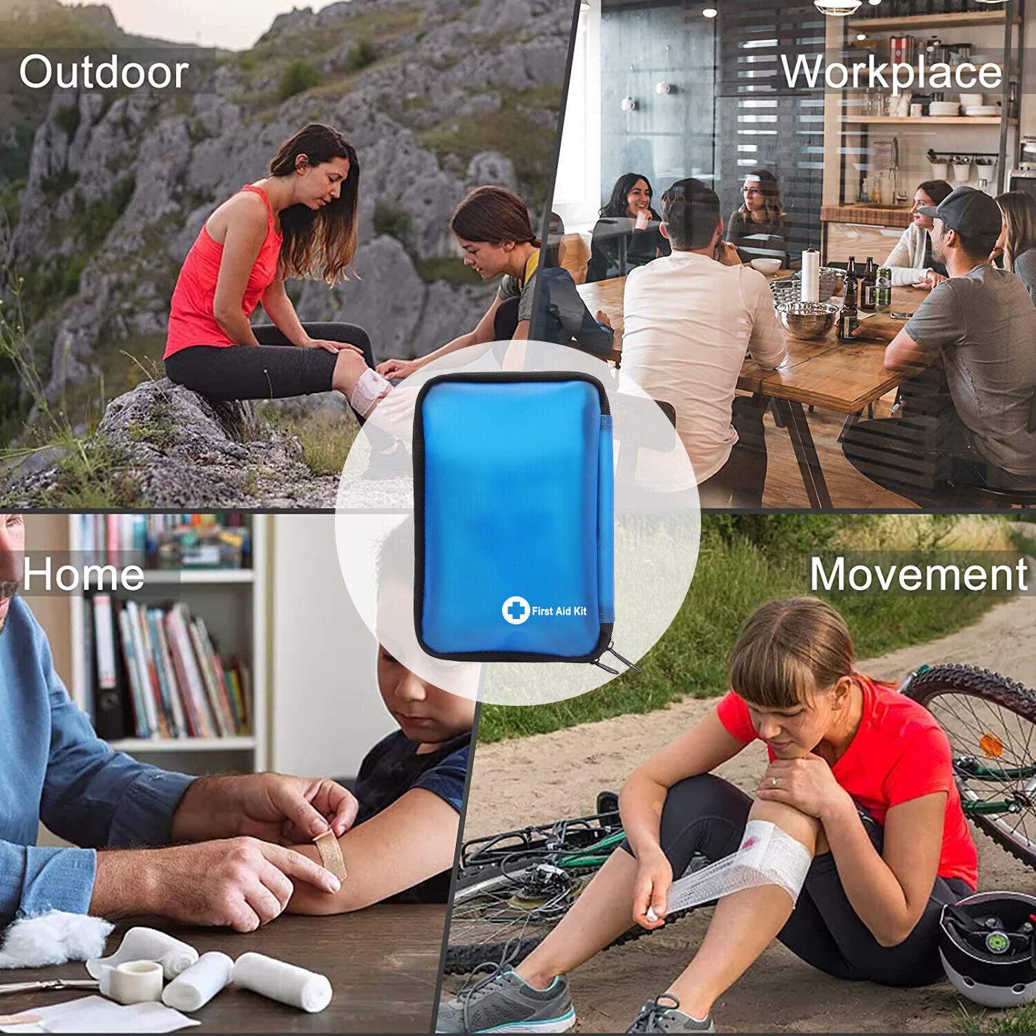 251-Piece Tactical First Aid Kit for Emergencies