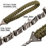 Compact Pocket Chainsaw with Paracord Handle