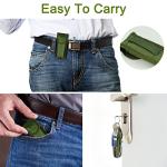 7-in-1 Folding Camping Utensil Set, Army Green