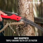 10-Inch Curved Razor Tooth Folding Pruning Saw