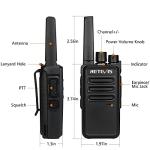 Retevis RT68 Rechargeable Walkie Talkies 6 Pack