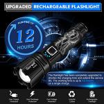 Goreit 200,000 Lumen Rechargeable LED Flashlight