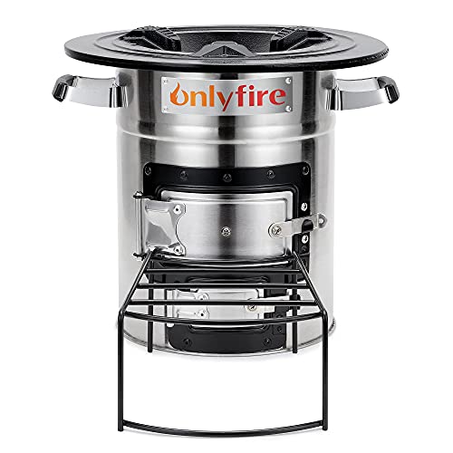 Onlyfire Portable Rocket Stove for Outdoor Cooking
