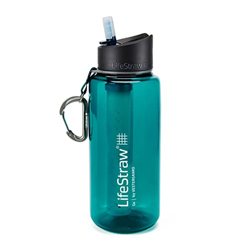 LifeStraw Go Water Filter Bottle, 1L