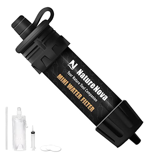 NatureNova Mini Water Filter for Survival Situations