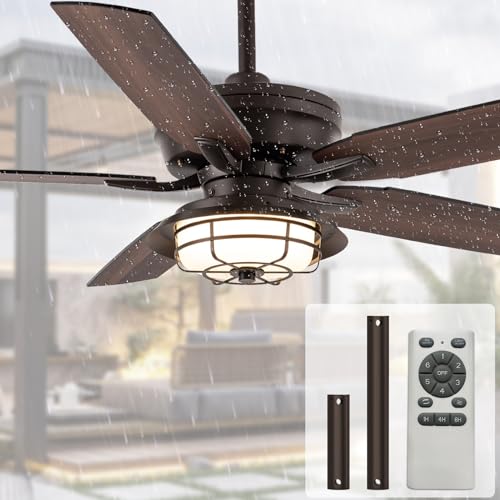 Norfolk 52" Ceiling Fan with Remote and Lights