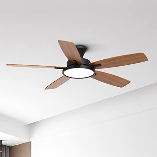 TALOYA 52-Inch Silent Ceiling Fan with Lights