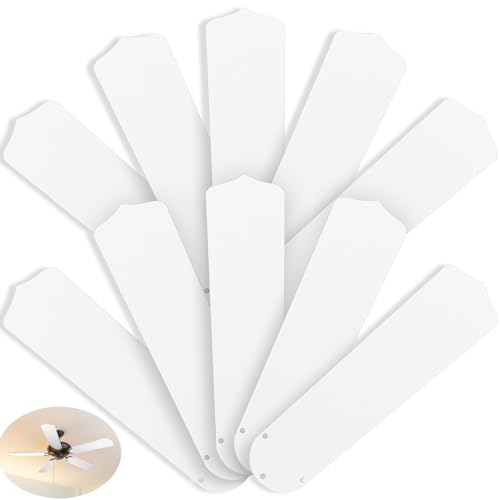 20" Waterproof Ceiling Fan Replacement Blades - 10 Pcs