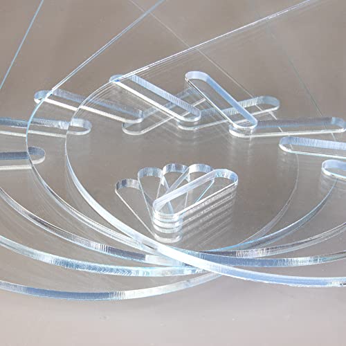 Clear Acrylic Replacement Fan Blades for 42-Inch Fans