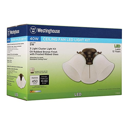 Westinghouse Three LED Cluster Ceiling Fan Light Kit