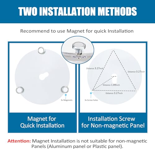 4 Inch Ceiling Fan LED Light 18W 3CCT