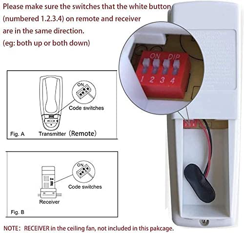 Replacement Remote for Hampton Bay Ceiling Fans