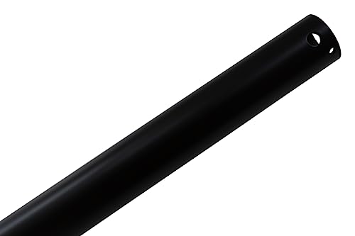 Steerg 36-Inch Black Ceiling Fan Downrod with Wire