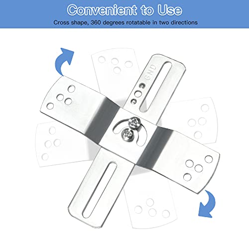 Helunsi Universal Ceiling Fan Mounting Brackets