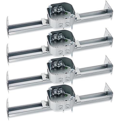 Adjustable Ceiling Fan Electrical Box Brace - 4 Pieces