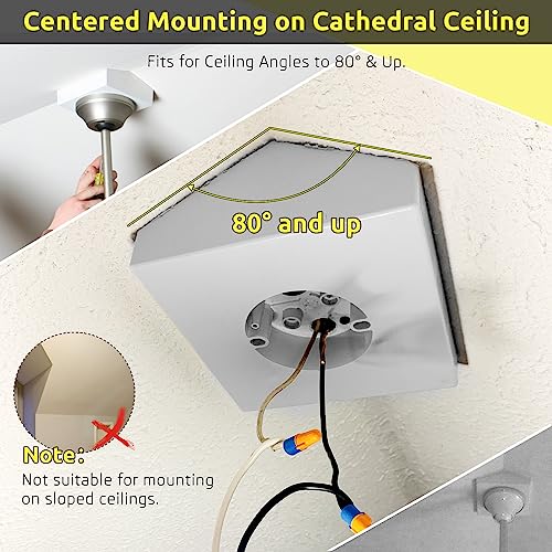 Ceiling Fan Mounting Box for Cathedral Ceilings