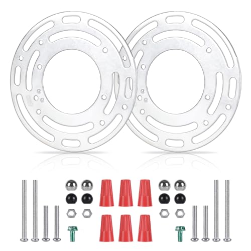 Teemyaa 2 Pack Ceiling Fan Mounting Brackets