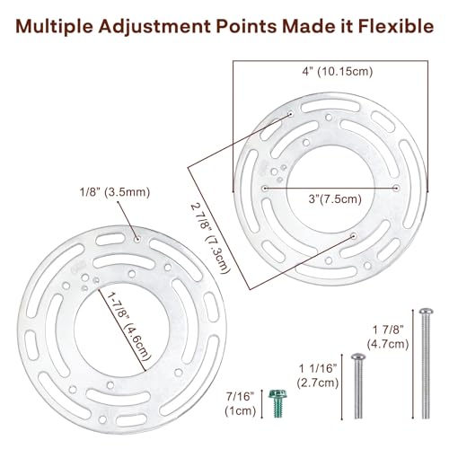 Teemyaa 2 Pack Ceiling Fan Mounting Brackets