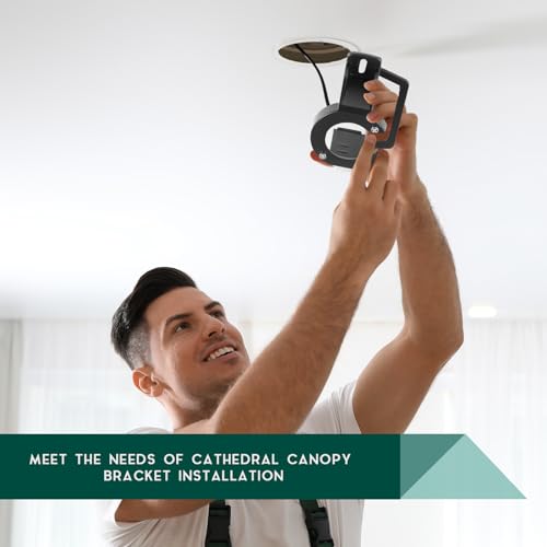 Zonon Cathedral Ceiling Fan Mounting Bracket Kit