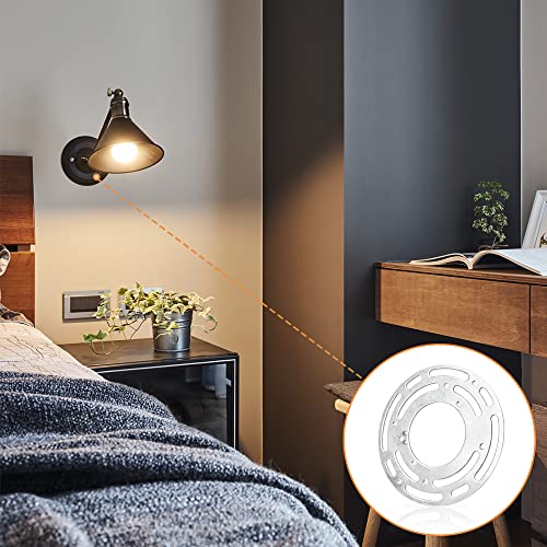 Helunsi 4" Ceiling Fan Light Fixture Bracket Set