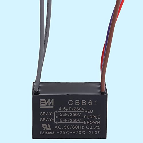 Podoy 5-Wire Ceiling Fan Capacitor (2 Pack)