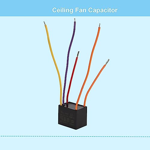 Podoy 5-Wire Ceiling Fan Capacitor CBB61 (2-Pack)