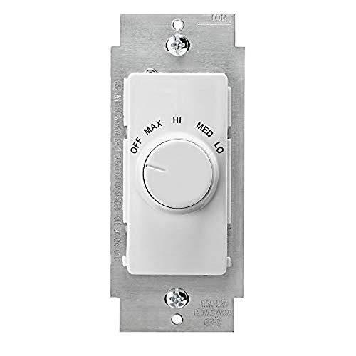 Leviton Quiet Fan Speed Control in White