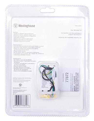 Westinghouse Ceiling Fan Wall Control in White