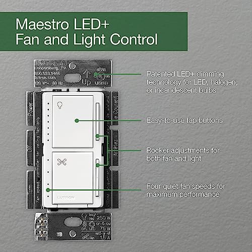 Lutron Maestro Fan and Light Dimmer Control