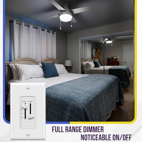 Enerlites 3 Speed Ceiling Fan and Light Switch