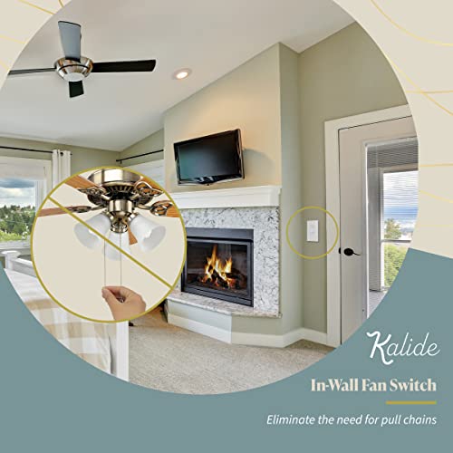 TOPGREENER 3-Speed Wall Fan Control Switch