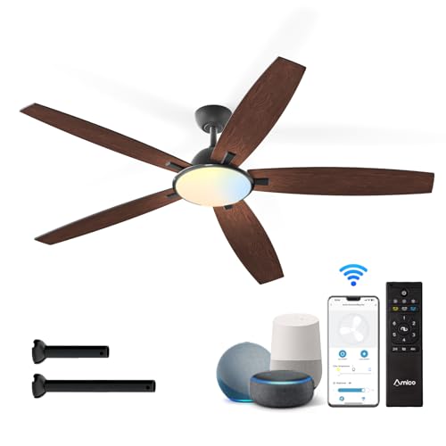 Amico 52'' Smart Ceiling Fan with Lights