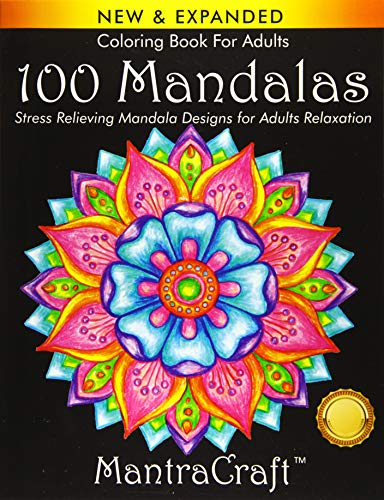 100 Stress-Relieving Mandalas for Adults Coloring Book
