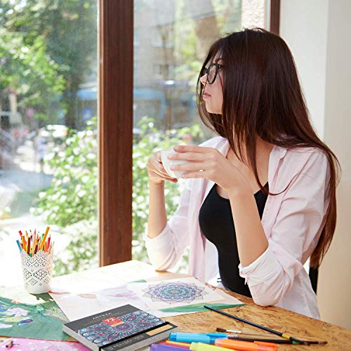 Arteza Mandala Designs Adult Coloring Book