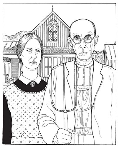 Coloring Book of Masterpieces: 60 Famous Paintings