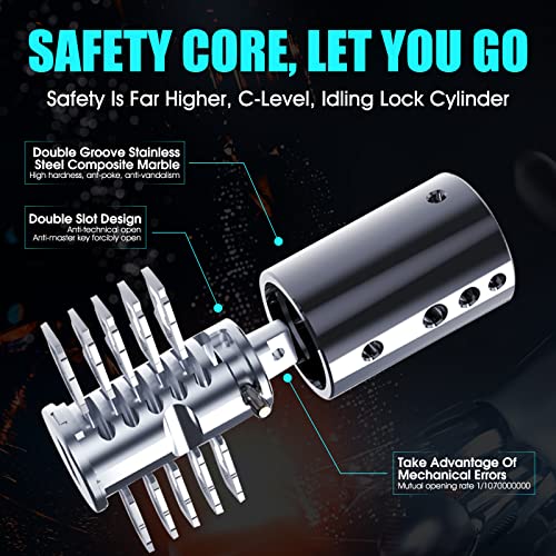 West Biking Folding Bike Lock - Orange