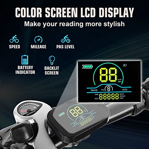 ANCHEER 500W Electric Bike with Removable Battery