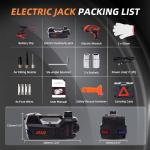 5 Ton Electric Car Jack Kit with Impact Wrench