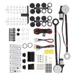 Universal Electric Power Window Lift Kit with Switches