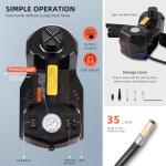 Portable Electric Car Jack Kit with Impact Wrench