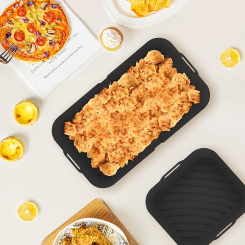 LADYSONS Silicone Air Fryer Liners for Ninja AF500UK