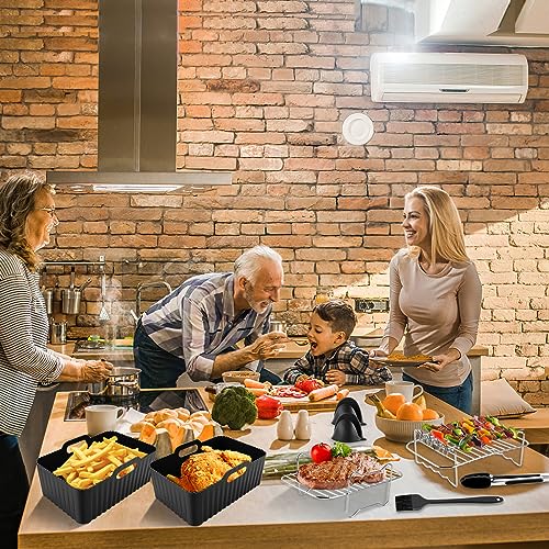 9-Piece Silicone Air Fryer Accessories for Ninja & Tower