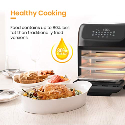 Pro Breeze 5-in-1 12L Air Fryer Oven 1800W AF-04