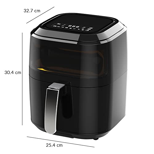 Innoteck 5L Air Fryer - Healthy, Compact, Gloss Black