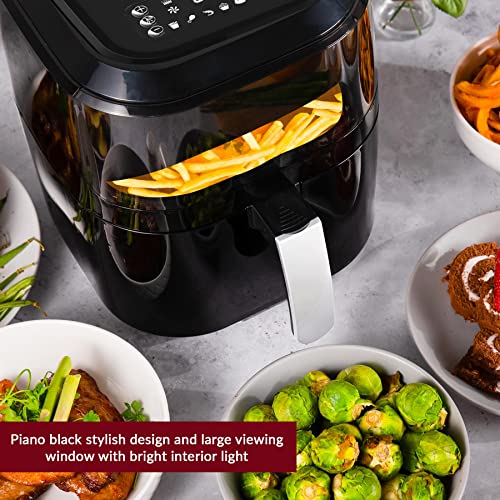 Innoteck 5L Air Fryer - Healthy, Compact, Gloss Black