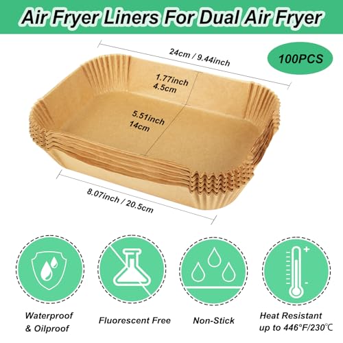 Air Fryer Liners for Ninja, Tower, Instant Vortex