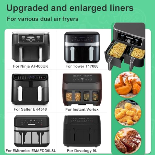 Air Fryer Liners for Ninja, Tower, Instant Vortex